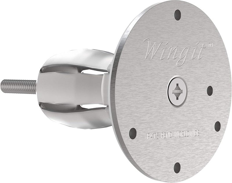 WingIts Stainless Steel Beast Standard Grab Bar Fastener with 4-Inch Screw, Set of 2 - Image 1